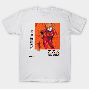 Neon Genesis Evangelion Asuka design T-Shirt